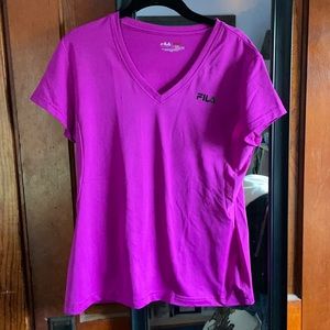 Fila Sport V-Neck Active Wear T-shirt